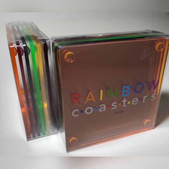 18 RAINBOW ๐ Coasters - Three Sets Of 6 - Picture 3 of 14